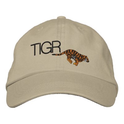 TIGR hat Embroidered Baseball Cap TIGR hat Embroidered Baseball Cap