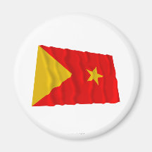 Tigray Waving Flag Refrigerator Magnet