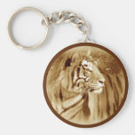 Tigre del vintage llaveros