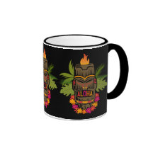 Tiki Aloha Coffee Mug