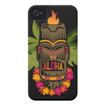 Tiki Aloha iPhone 4 Cover