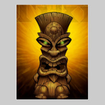 Tiki artwork post card postcards