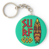 Tiki Board Wind God Keychain