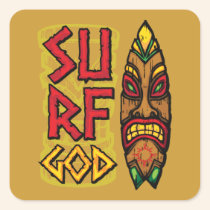 Tiki Board Wind God stickers