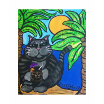 TIKI CAT t-shirts