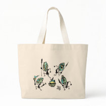 Tiki Dancers Tote Bag by Tiki tOny