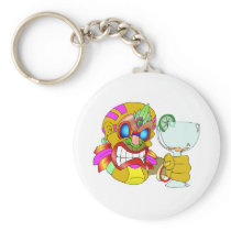 Tiki Drinking Keychain
