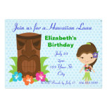 Tiki God Luau Party Invite