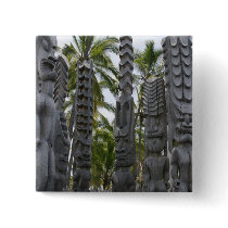 Tiki Guardians at Place of Refuge - Button