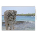 Tiki Guardians in Kona, Hawaii - Card