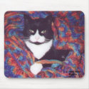 "Tiki in Doug's Afghan" mousepads by GinieMurf "Tiki in Doug's Afghan" mousepads