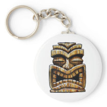 Tiki Man Key Chain