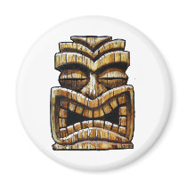 Tiki Man Refrigerator Magnets