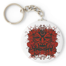 Tiki Mask Keychain