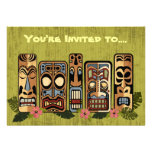 Tiki Party Invitations