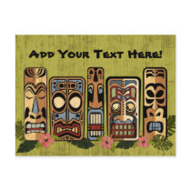 Tiki Party Postcard