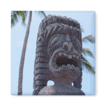 Tiki Statue in Kona, Hawaii - Magnet