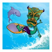 Tiki Surfer posters