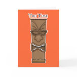 Tiki Time Invitation Greeting Cards