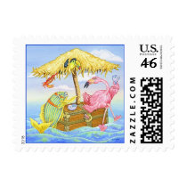 Tiki Time! Postage Stamp