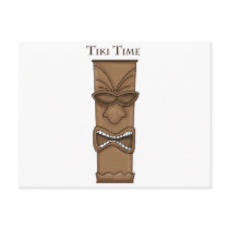 Tiki Time Totem postcards