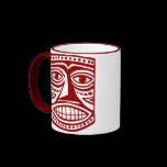 Tiki Toby - Maroon mugs