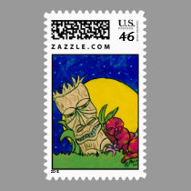 TikiCat stamps