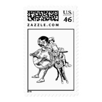 Tiktok with Dorothy on Donkey Postage Stamp