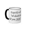 Til Death Do Us Part Mug by SjStevenson Til Death Do Us Part Mug
