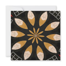 Tile 44, Abstract Ovals Custom Invites