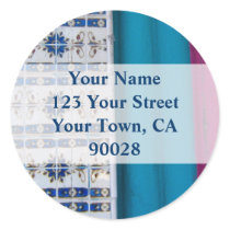 Tile Abstract Address labels stickers by DonnaGrayson_Photos Tile Abstract Address labels stickers