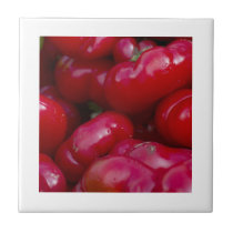 Tile, Flat Red Peppers or Tomatoes.\ tiles