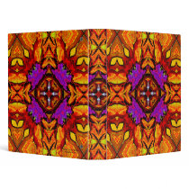 Tile Flower 1" Art Binder