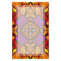 Tile Flower Blank Stationery