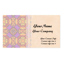 Tile Flower Business Card Template