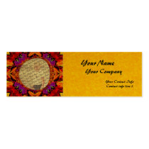 Tile Flower Custom Photo Profile Cards Business Card Template