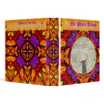 Tile Flower Customizable 1.5" Photo Binder