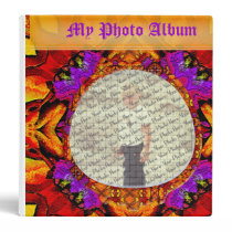 Tile Flower Customizable 1.5" Photo Binder