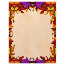Tile Flower Flame Letterhead