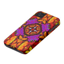 Tile Flower iPhone Case iPhone 4 Case-Mate Cases