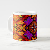 Tile Flower Jumbo Mug