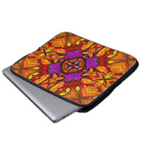 Tile Flower Laptop Sleeve
