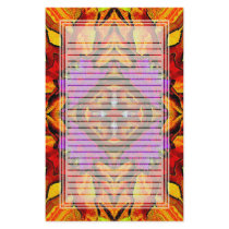 Tile Flower Lined Stationery
