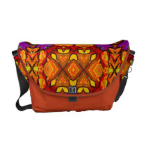 Tile Flower Messenger Bag
