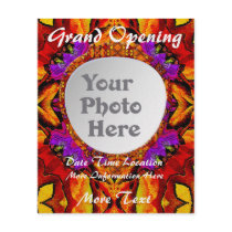Tile Flower Photo Event Flyers