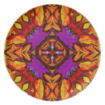 Tile Flower Plate