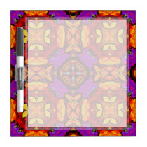 Tile Flower Small Dry Erase Board
