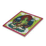 TILE - Green Tara, the most famous Female Buddha