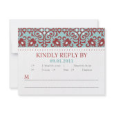 Tile Pattern - RSVP invitation