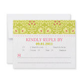 Tile Pattern - RSVP invitation